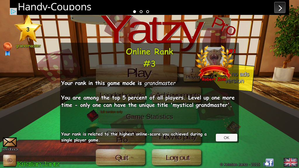 Yatzy 3D Screenshot 1