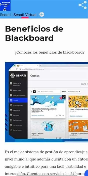 Senati Blackboard স্ক্রিনশট 0