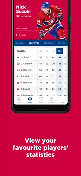 Montréal Canadiens Captura de tela 3