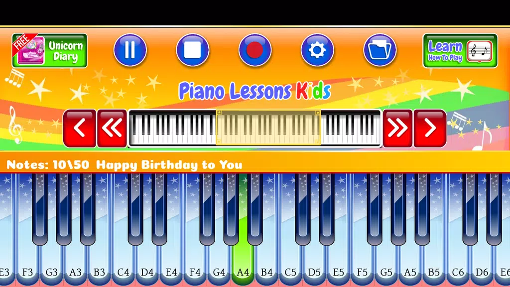 Piano Lessons Kids ဖန်သားပြင်ဓာတ်ပုံ 0