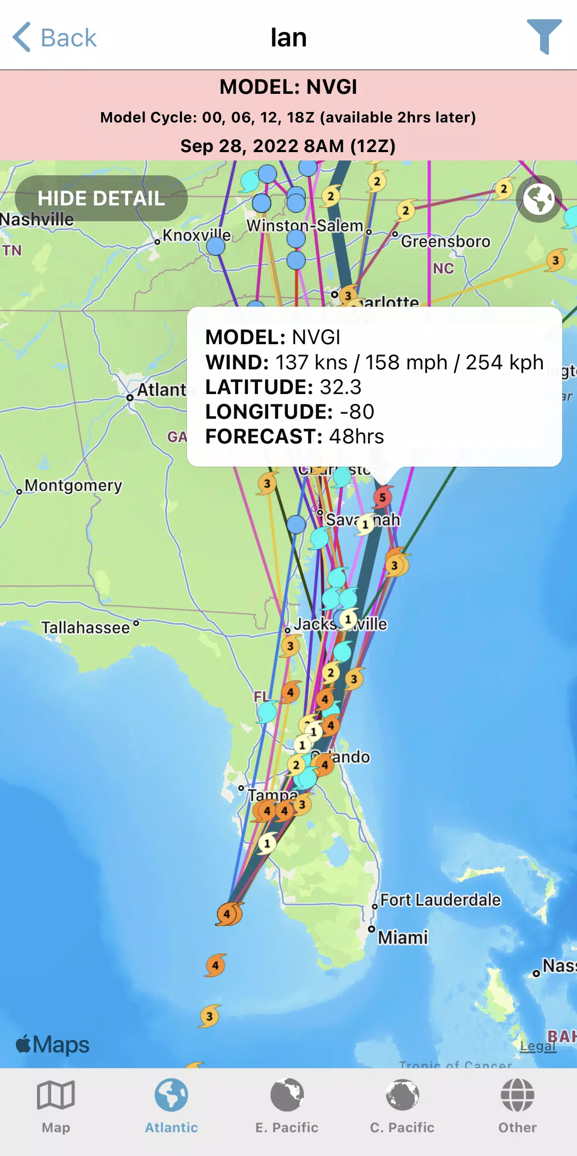 Tropical Hurricane Tracker ภาพหน้าจอ 3