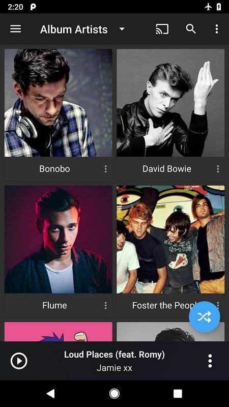 doubleTwist Pro music player Captura de pantalla 2