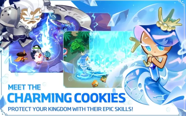 Pasukan teratas yang memaparkan Cookie Spirit Kebakaran di Kerajaan Cookierun