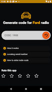 Ford radio code generator ภาพหน้าจอ 3