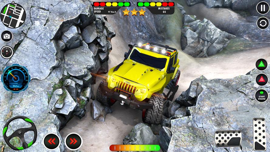 US Offroad Fury Car Driving 3D ဖန်သားပြင်ဓာတ်ပုံ 3