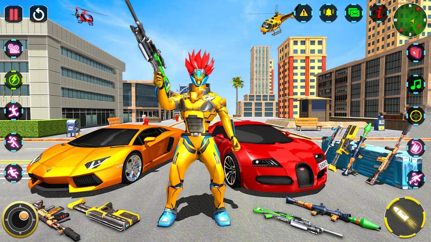 Robot Hero Game - Robot Game Captura de tela 1