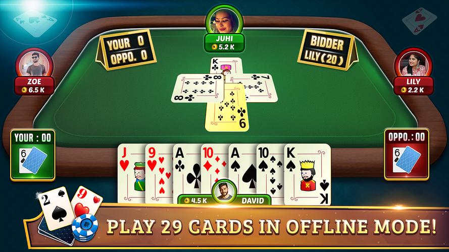 29 Card Game Plus Captura de pantalla 0