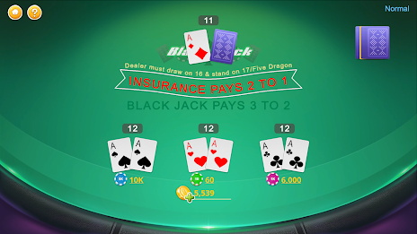 Blackjack - Casino World Tangkapan skrin 2