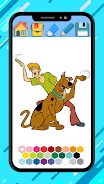 Scooby coloring doo cartoon ga Ảnh chụp màn hình 3