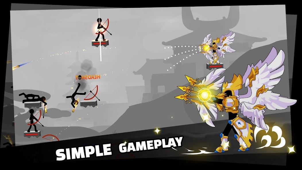 Stickfight Archer Mod Ảnh chụp màn hình 0