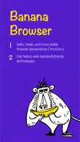 Banana Browser: Adblock, Secur Скриншот 0