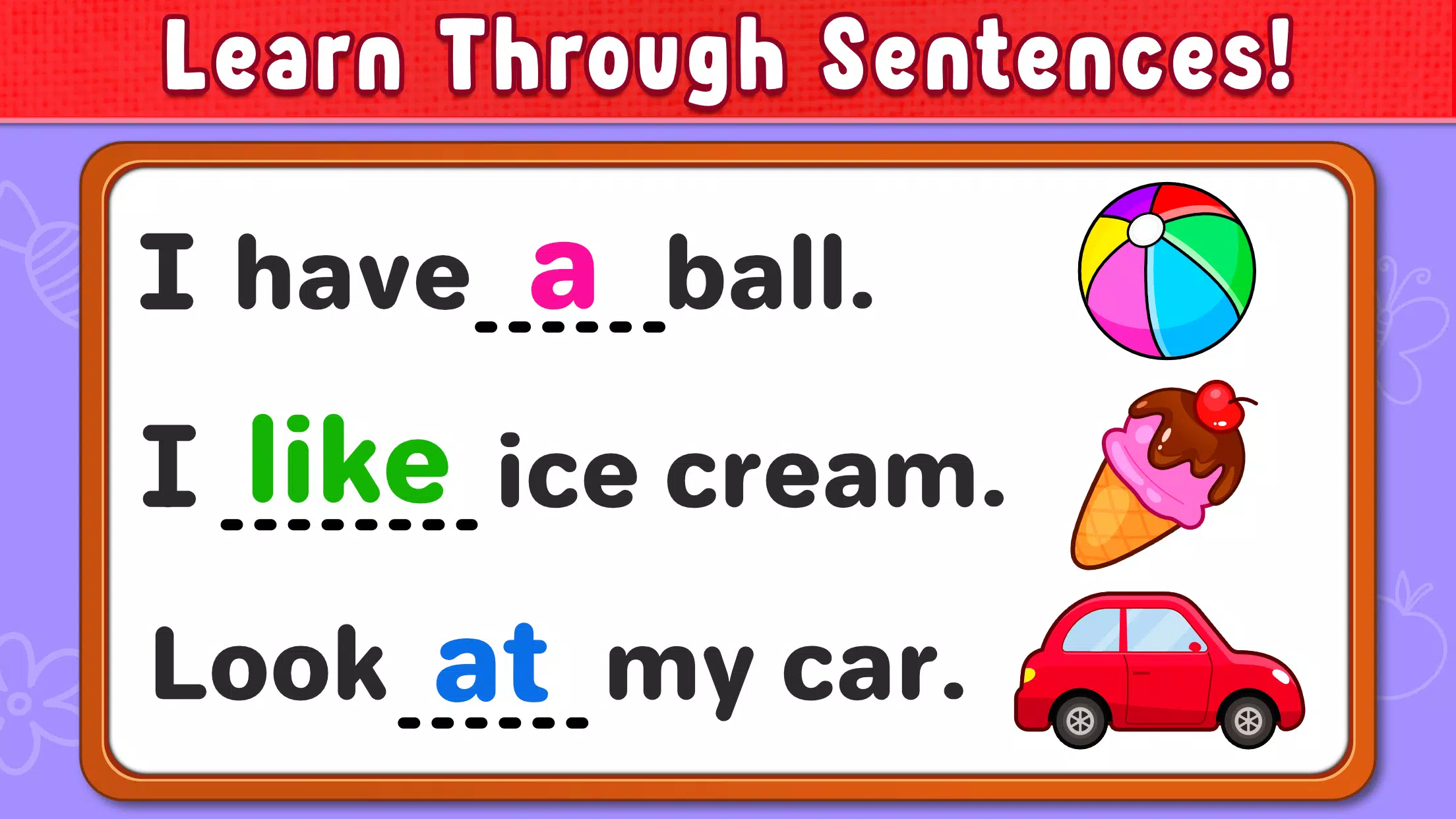 Schermata Learn to Read: Kids Games 1