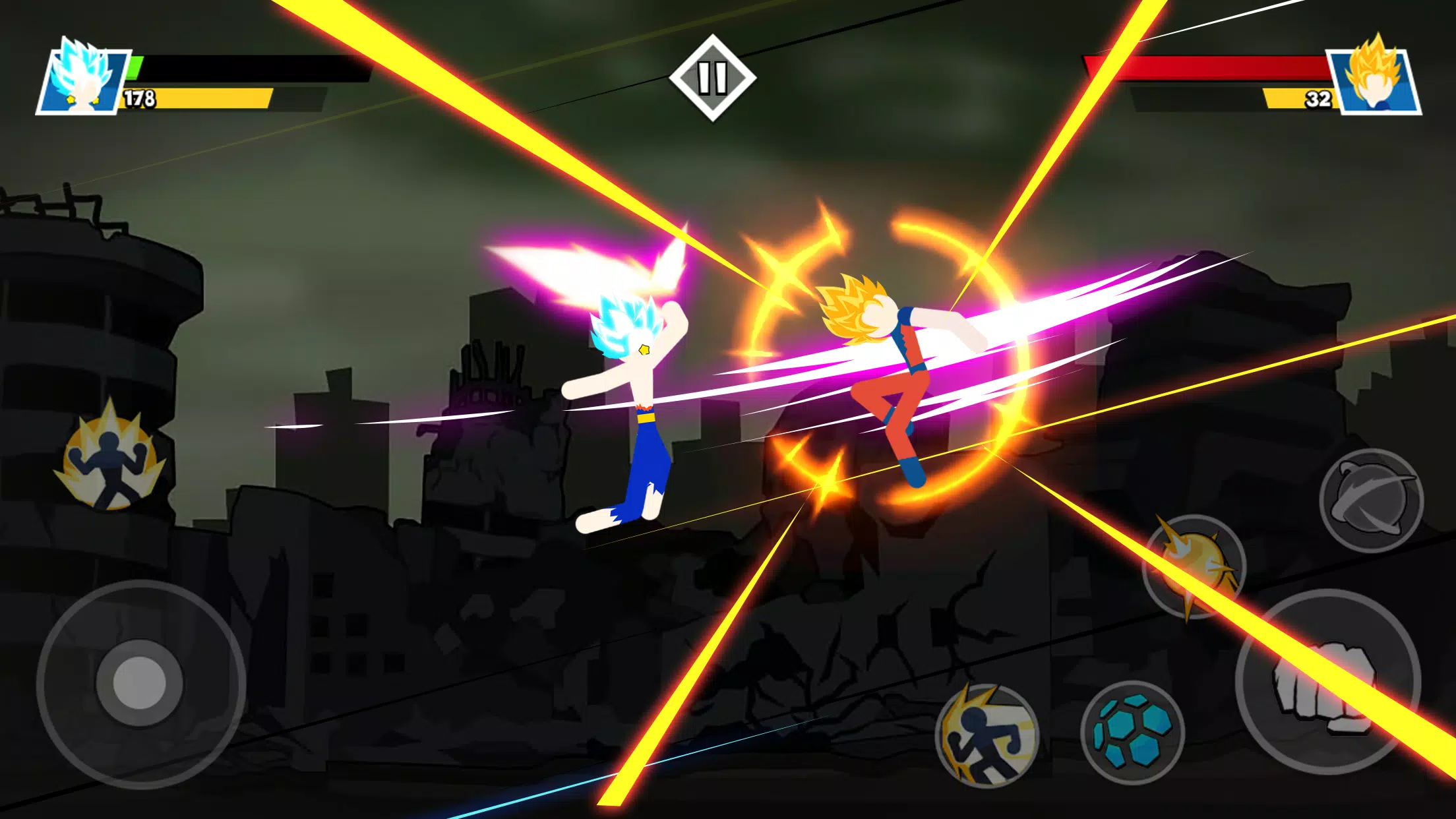 Stick Warriors Shadow Fight Screenshot 2