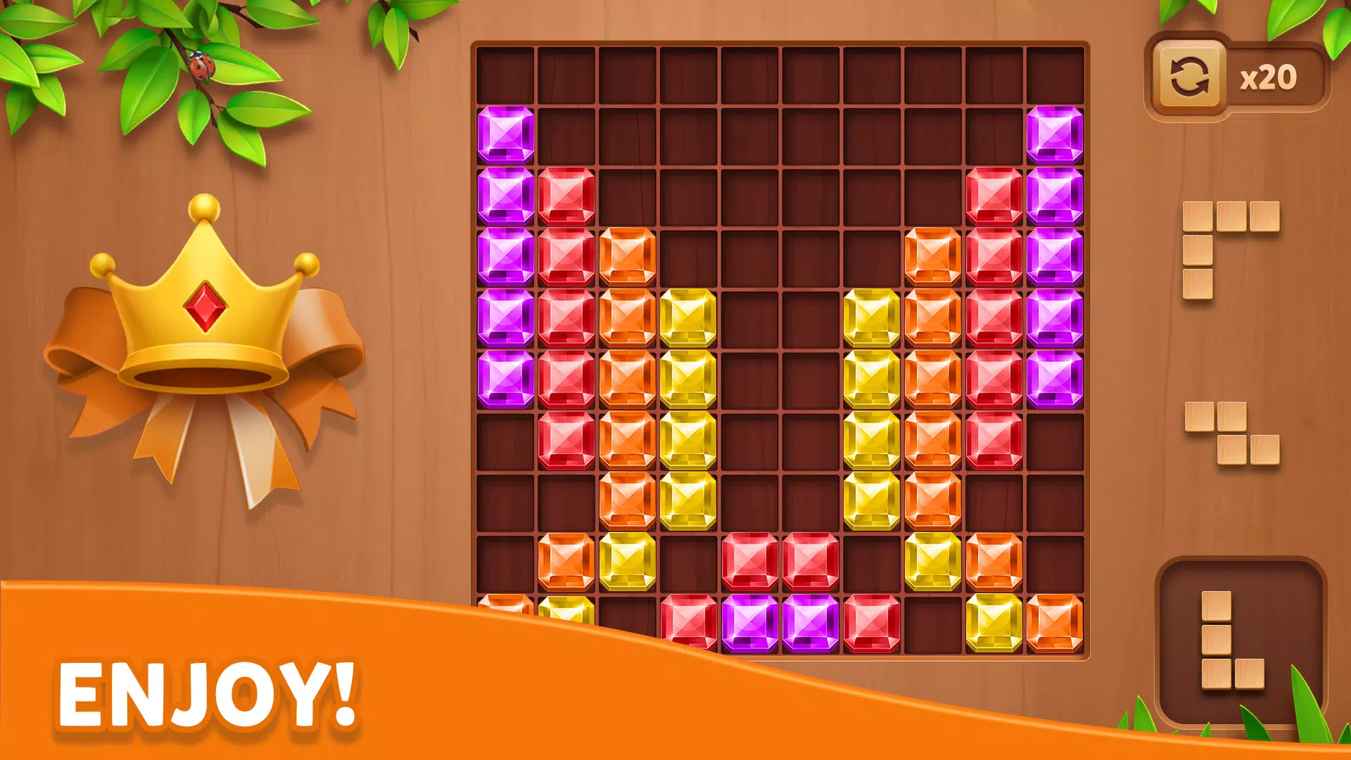 Cube Block - Woody Puzzle Game应用截图第3张