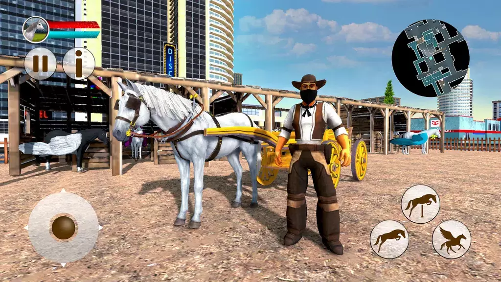 Flying Horse Taxi Transport Screenshot 2