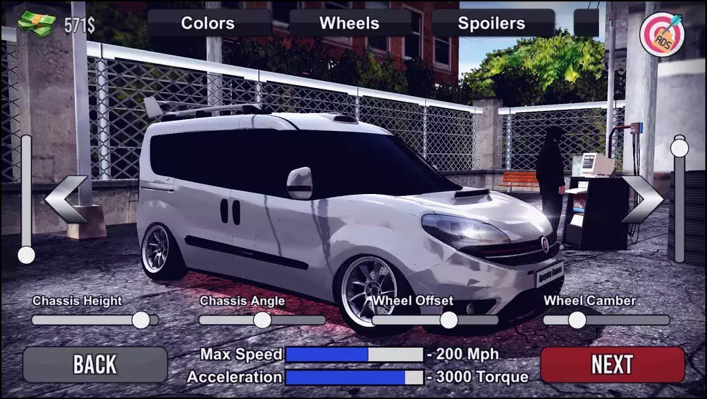 Doblo Drift Simulator Captura de pantalla 1