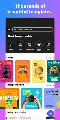 Adobe Express: Graphic Design ภาพหน้าจอ 3