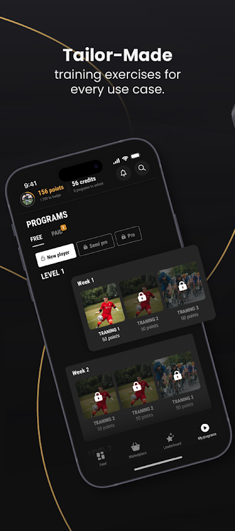 Ballers App: Football Training Capture d'écran 1