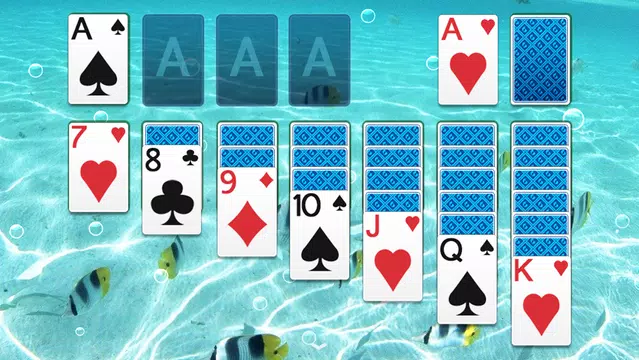 Solitaire: Ocean Blue ဖန်သားပြင်ဓာတ်ပုံ 3