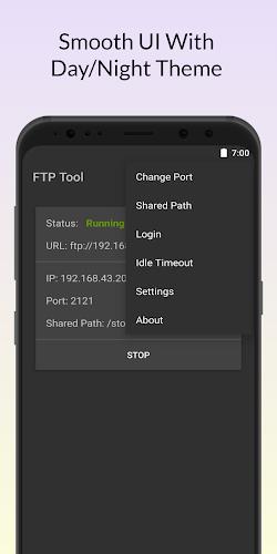 FTP Tool - FTP Server & Client Schermafbeelding 3