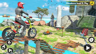 Motor Bike Race: Stunt Driving Captura de tela 1