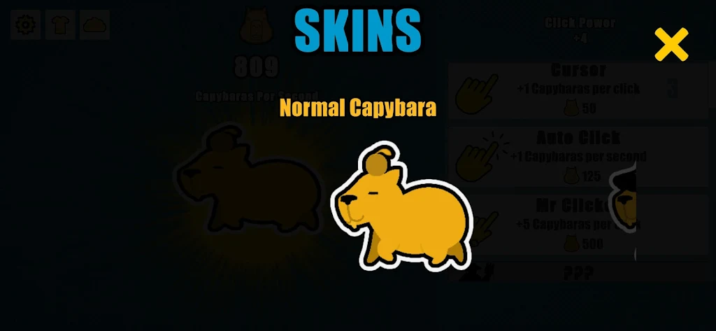 Capybara Clicker Ảnh chụp màn hình 2