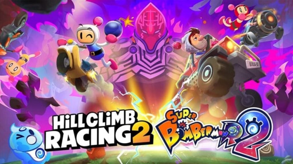 Super Bomberman R 2가 Hill Climb Racing 2에오고 있습니다!