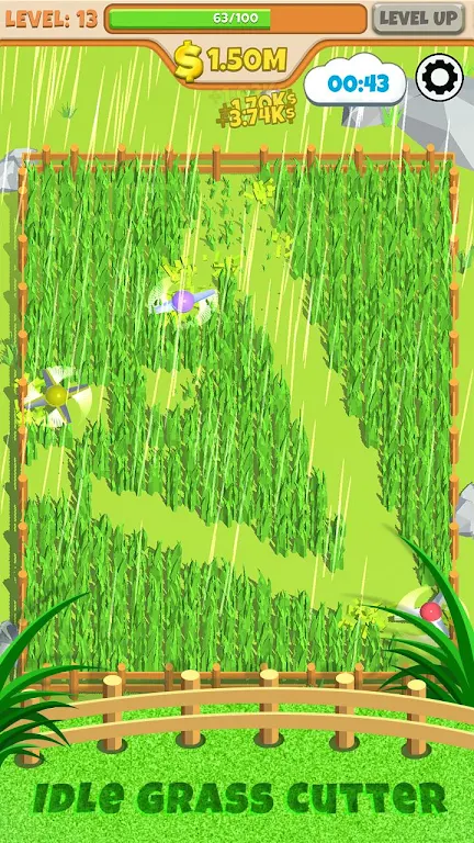 Idle Grass Cutter Mod Ảnh chụp màn hình 2