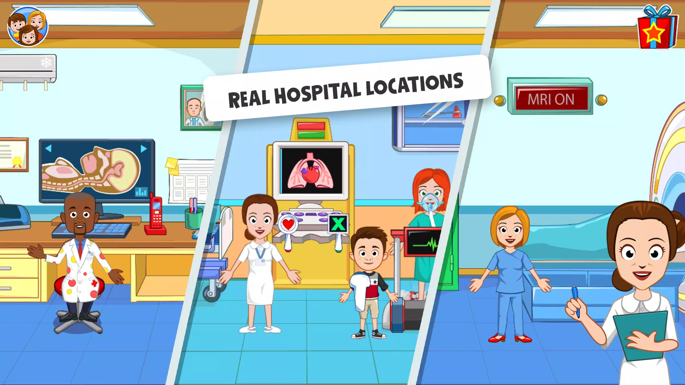 My Town Hospital - Doctor game Tangkapan skrin 3