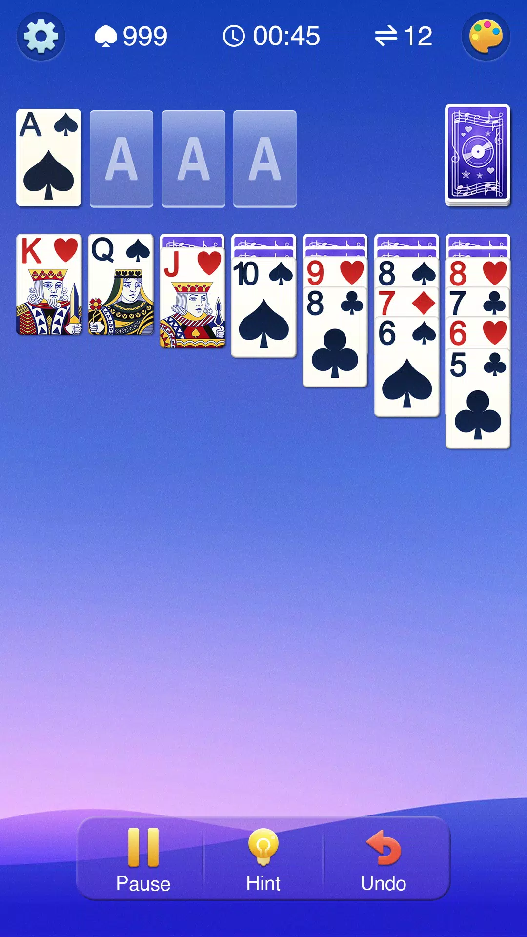 Solitaire Card Game Ekran Görüntüsü 1