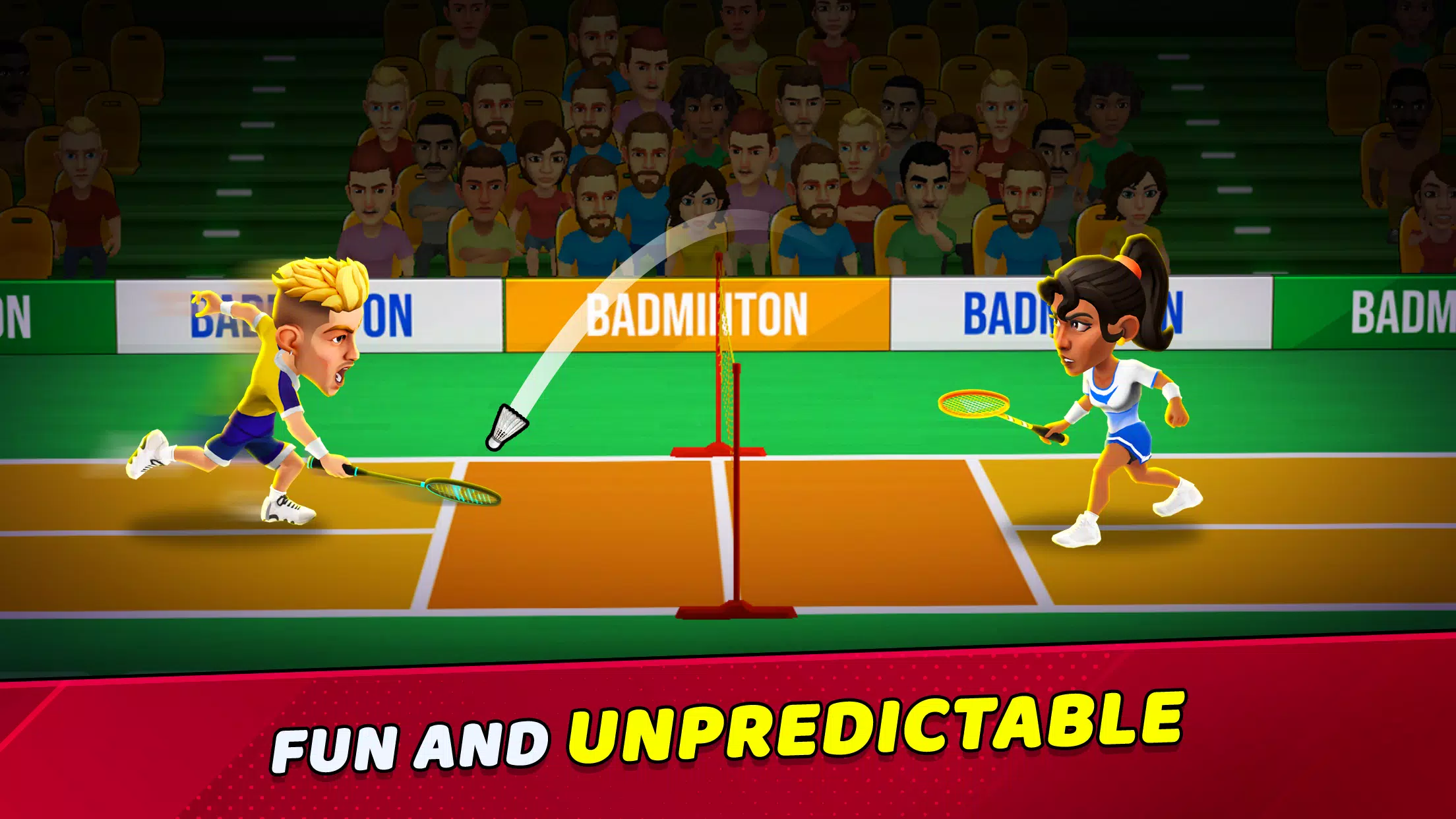 Badminton Clash 3D Captura de tela 1