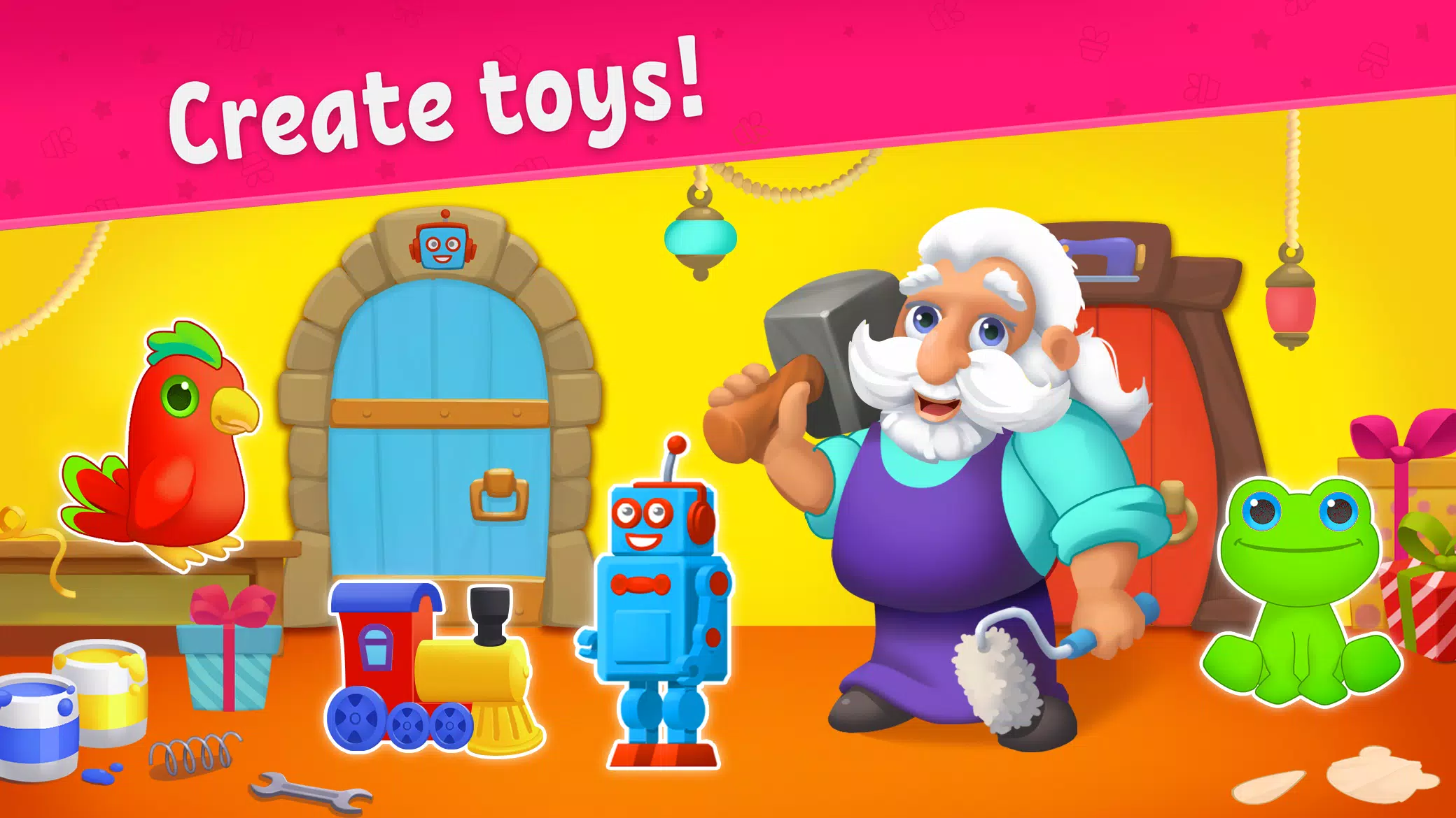 Toy maker, factory: kids games ภาพหน้าจอ 0