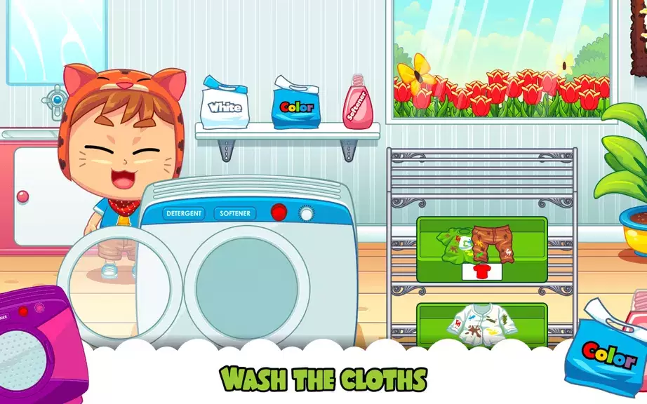 Marbel Laundry - Kids Game Ảnh chụp màn hình 2