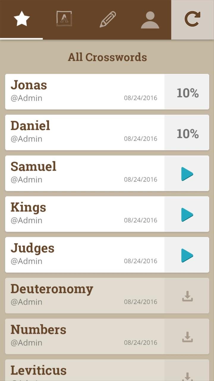 Biblical Crosswords Captura de tela 1