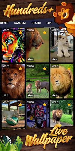 lion background স্ক্রিনশট 2