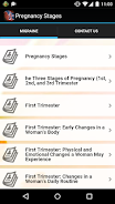 Pregnancy Stages Ekran Görüntüsü 1