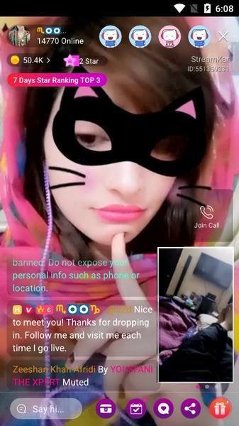 StreamKar Live Streaming Ảnh chụp màn hình 2