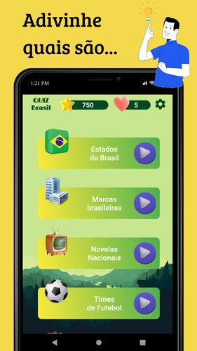Quiz Brasil Скриншот 1
