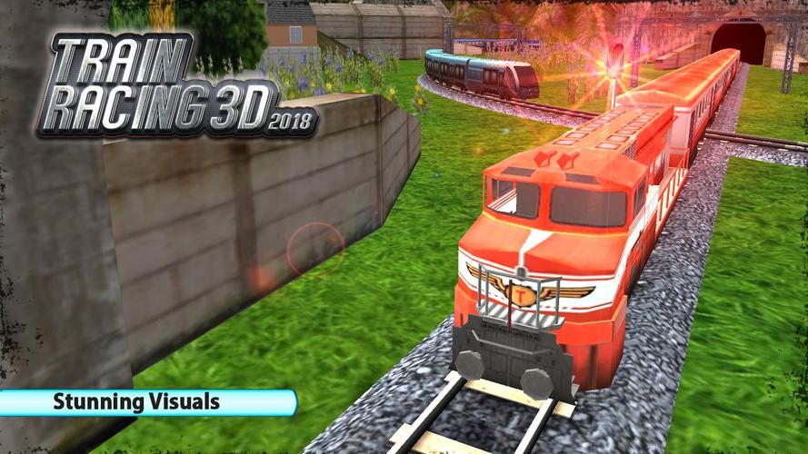 Train Racing 3D-2023 Train Sim ဖန်သားပြင်ဓာတ်ပုံ 0