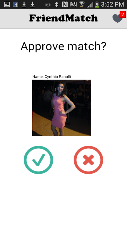 FriendMatch ภาพหน้าจอ 2