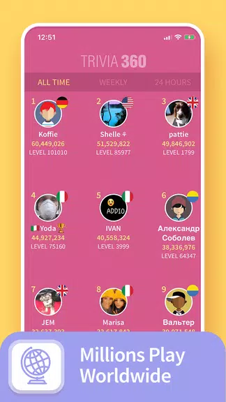 TRIVIA 360: Quiz Game應用截圖第3張