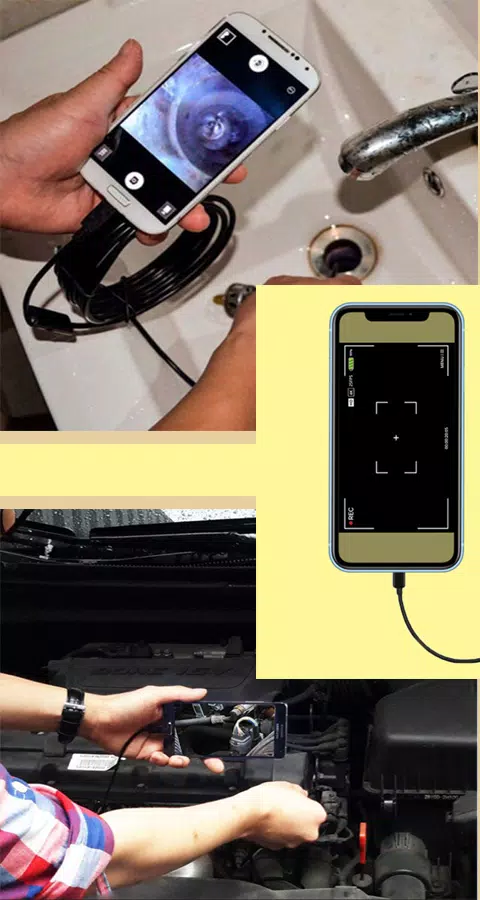 Camera endoscope / OTG USB Tangkapan skrin 1