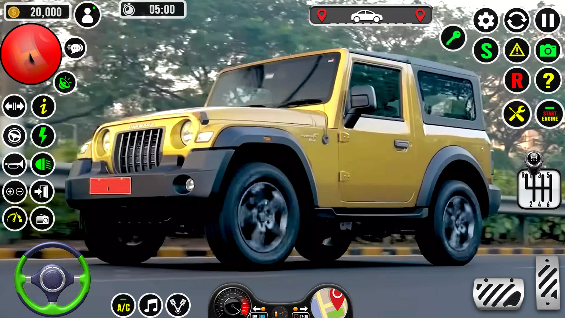 Schermata Jeep Driving Game: SUV Jeep 2