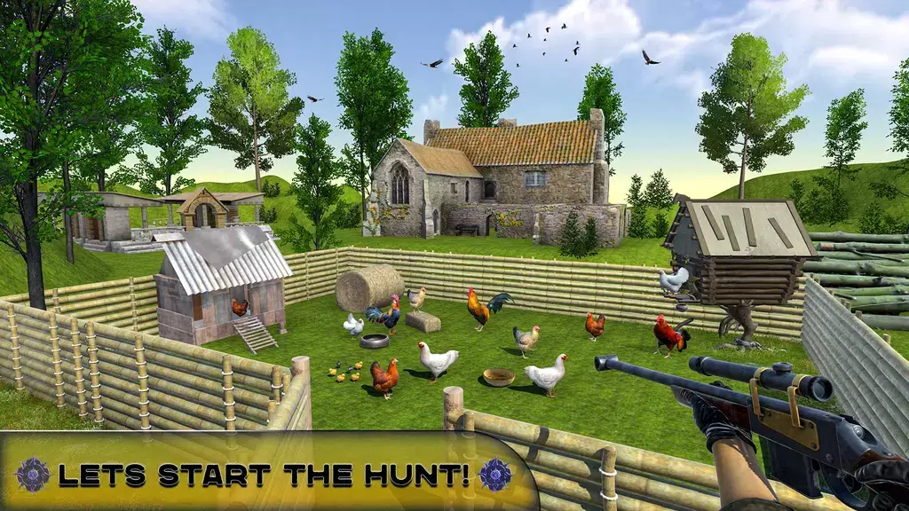 Chicken Hunting Challenge Game Ảnh chụp màn hình 0