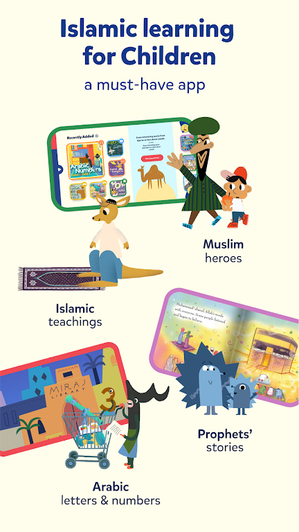 Miraj Muslim Kids Books Games Zrzut ekranu 0