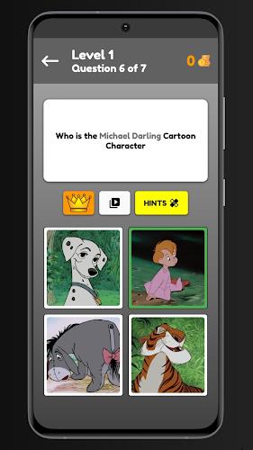 Guess Cartoon Character Quiz 스크린샷 1