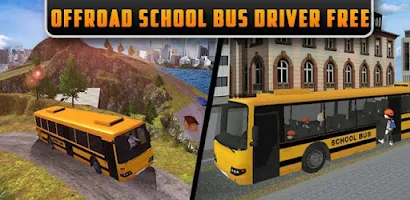 Schermata Offroad School Bus Driver Game 0