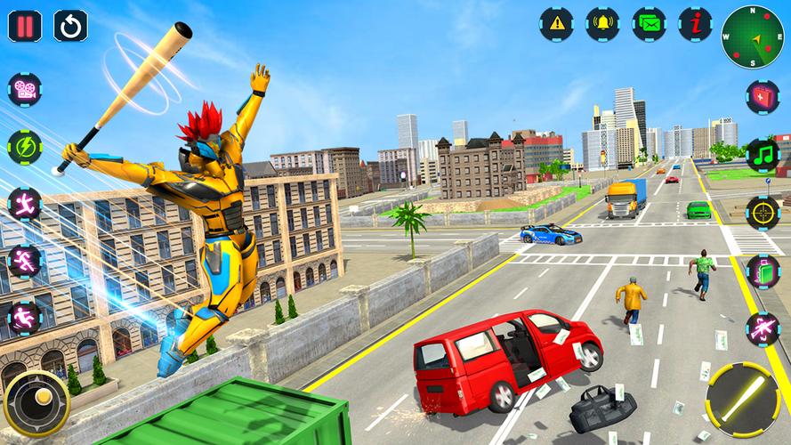 Robot Hero Game - Robot Game Captura de tela 2