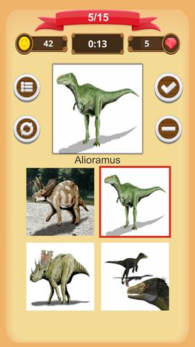 Dinosaurs Quiz Capture d'écran 1
