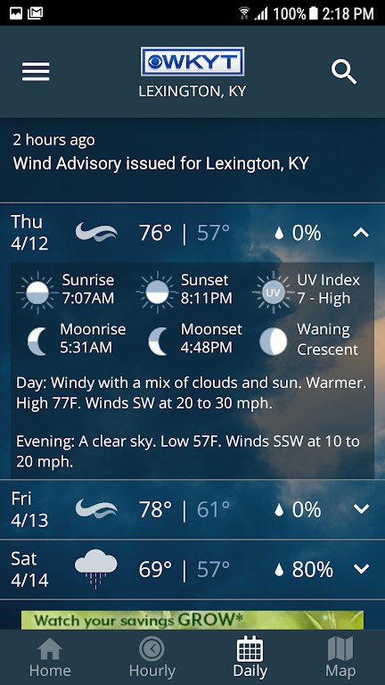 WKYT Weather应用截图第3张